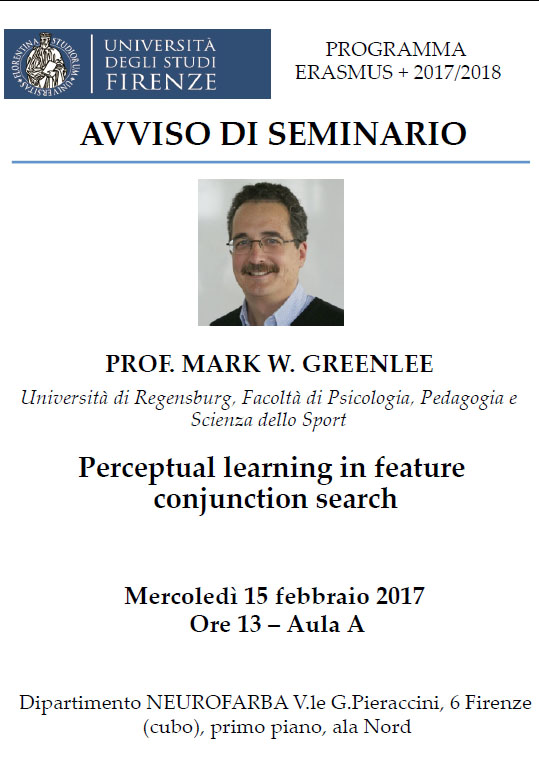 Seminario 15-02-2017 Mark W. Greenlee
